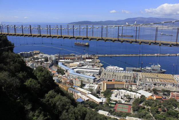 Gibraltar suspension bridge Image