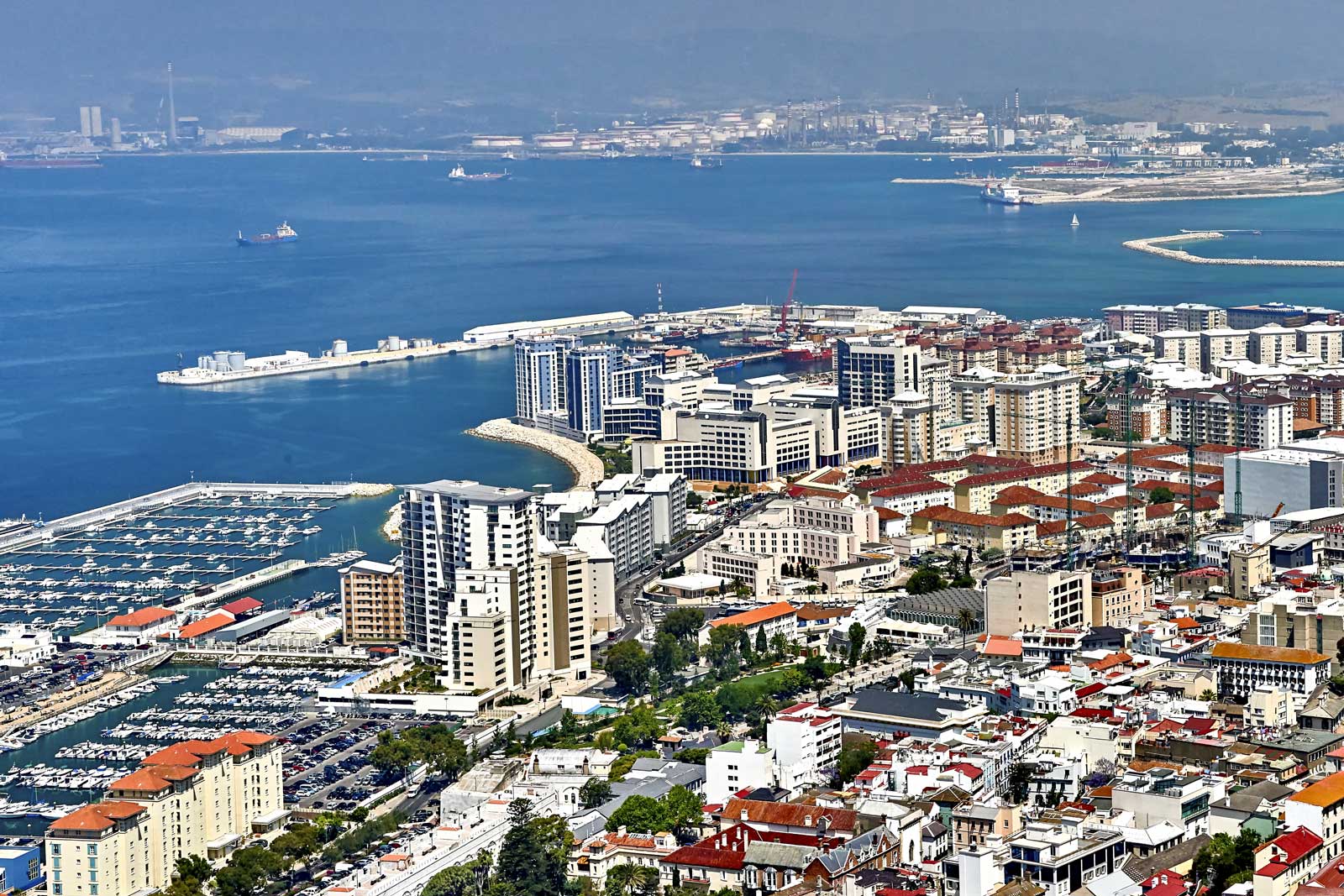 Aerial View of Gibraltar Image